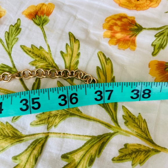 Sezane Fine Octavie Belt Turquoise Multicoloured - Size 75 - Picture 8 of 8